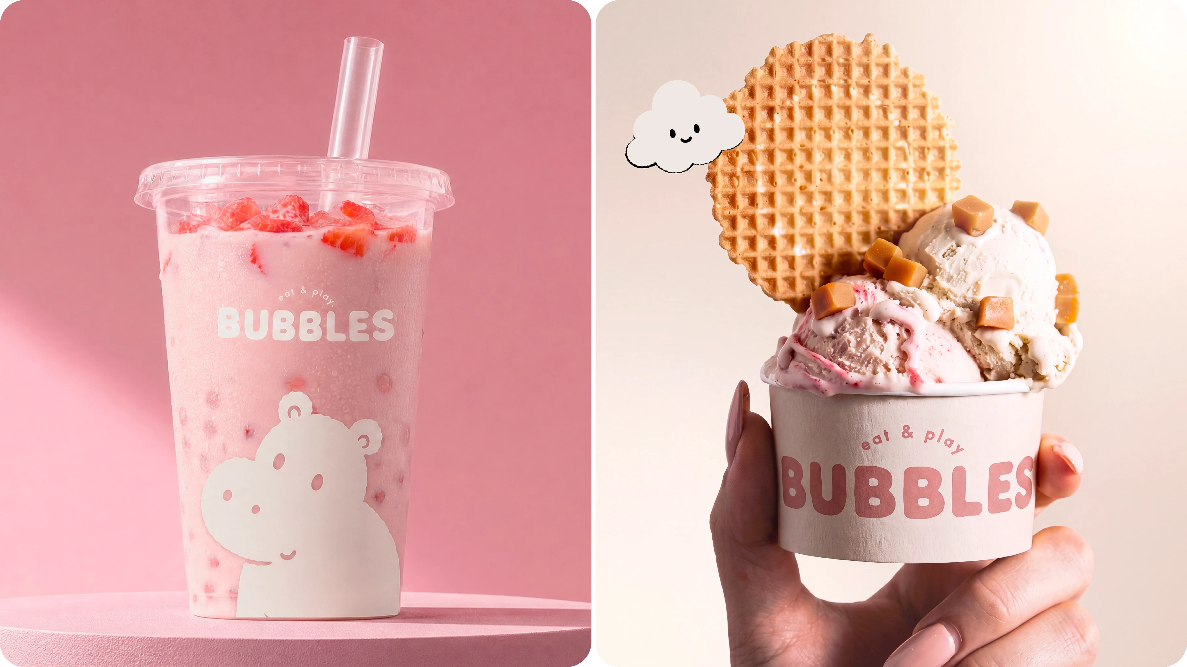 BUBBLES — Eat & Play — Изображение №13 — Брендинг, Иллюстрация на Dprofile