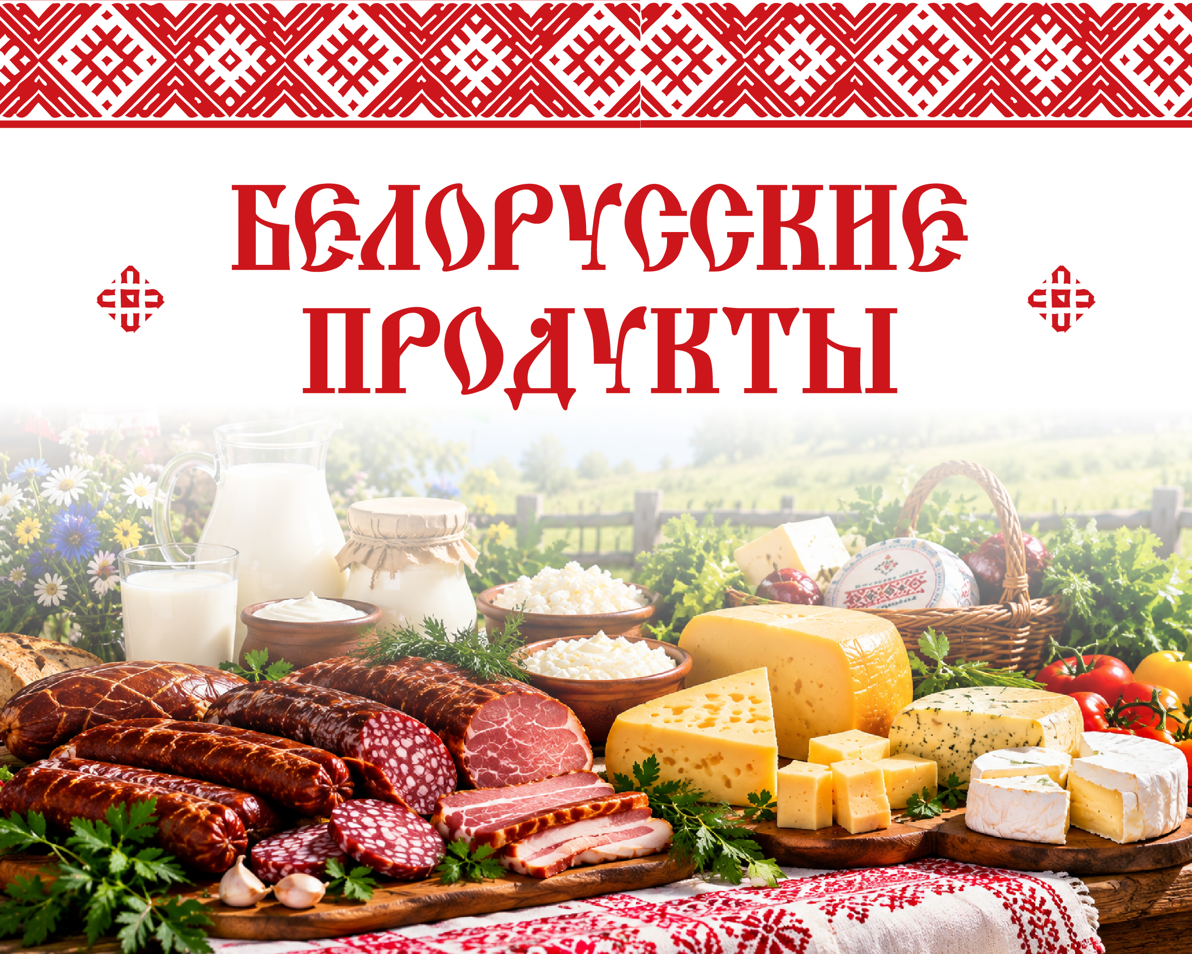 Дизайн рекламных носителей для магазина "Белорусские продук… — Изображение №1 — Брендинг, Графика на Dprofile