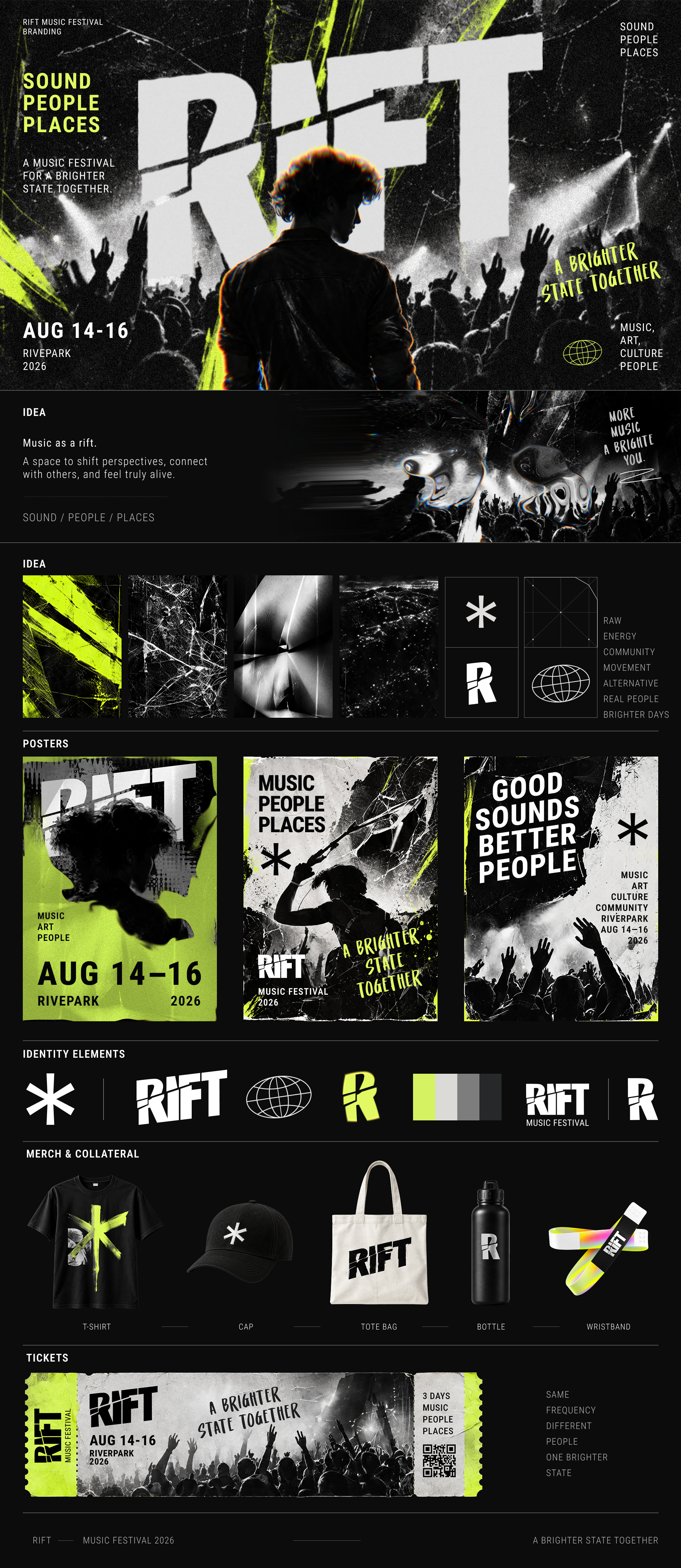 Айдентика музыкального фестиваля RIFT — Изображение №1 — Брендинг на Dprofile