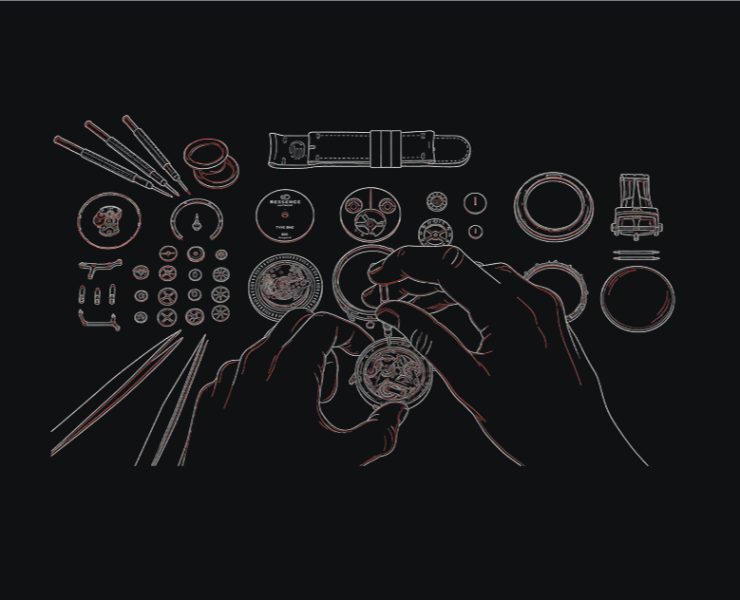 BOX BOX BOX Landing page for watchmaking workshop на Dprofile