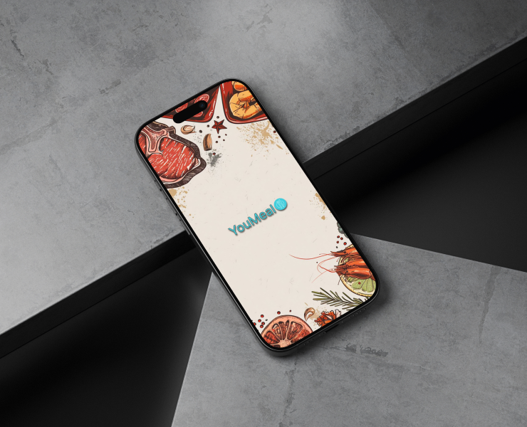 Мобильное приложение сервиса доставки еды YouMeal на Dprofile