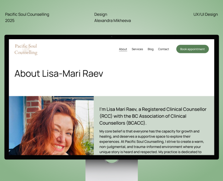 Сайт психолога | Pacific Soul Counselling на Dprofile