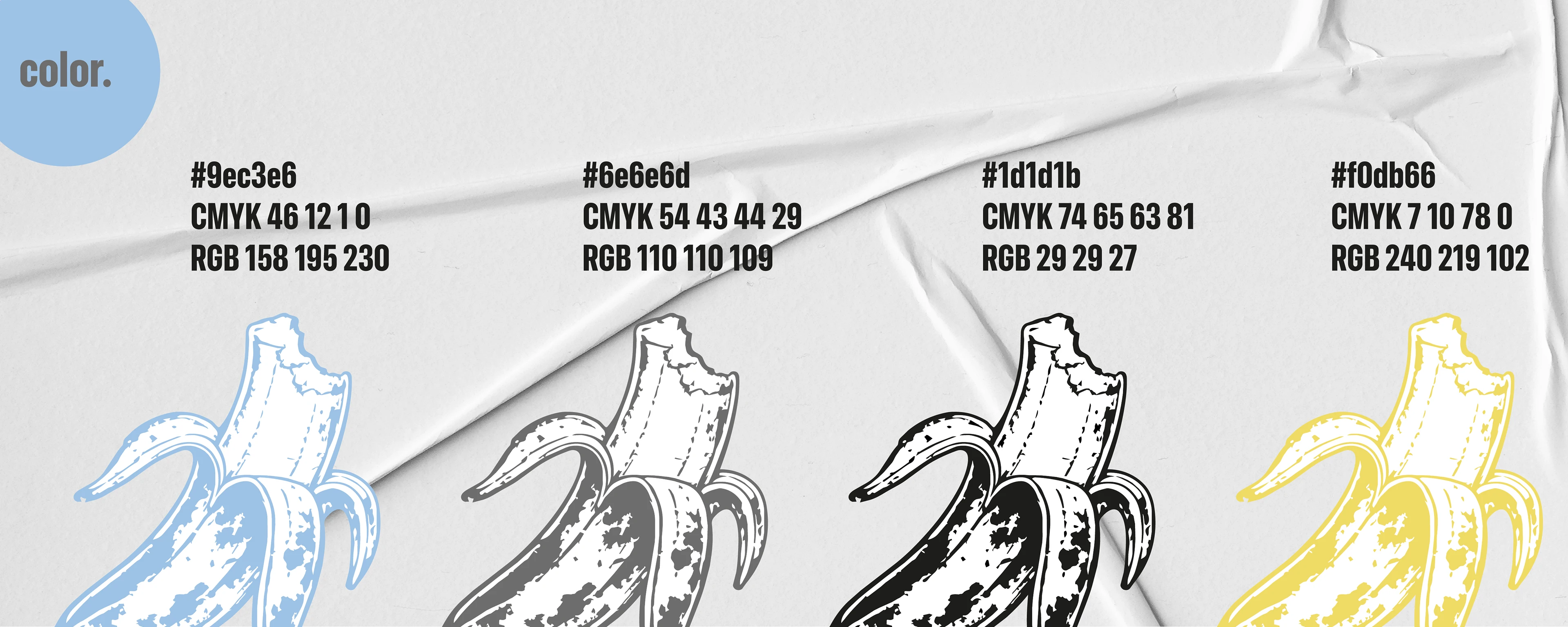 Студия стрижек Half Banana — Изображение №4 — Брендинг на Dprofile