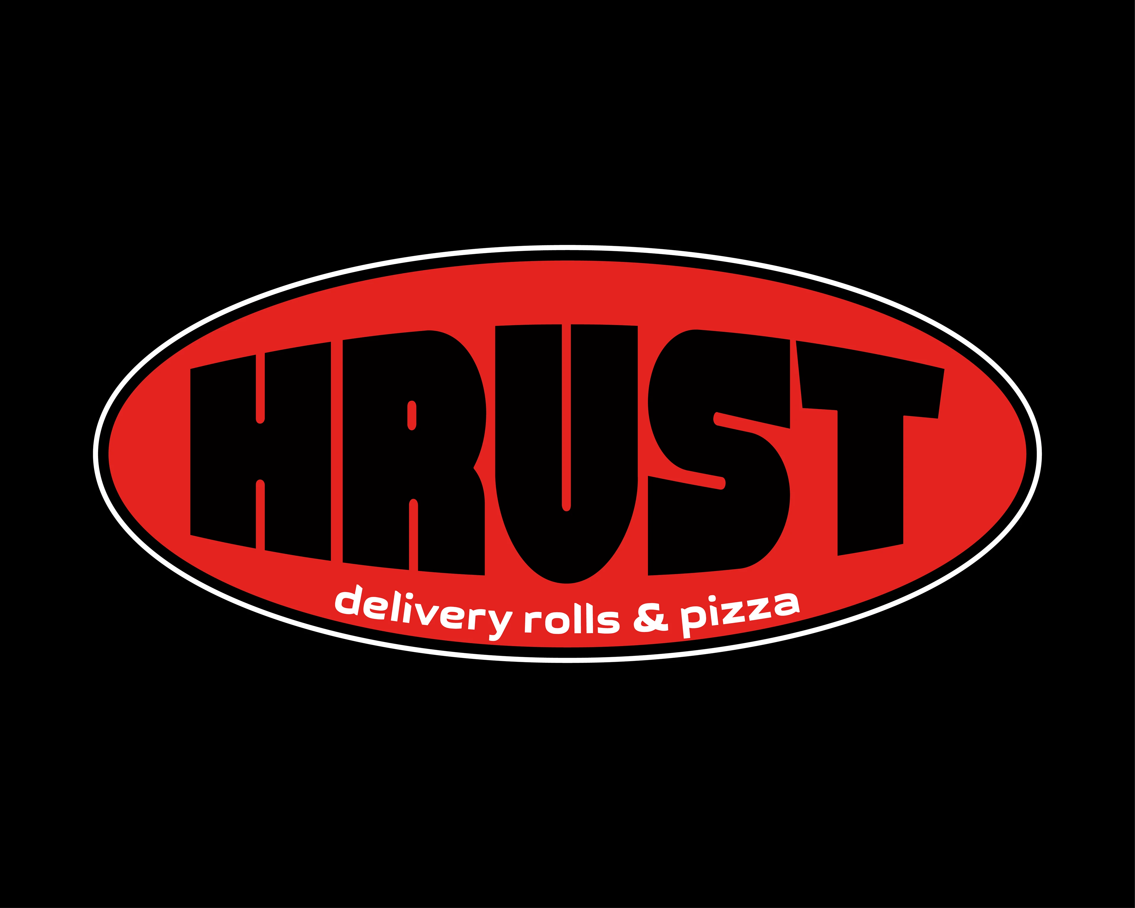 Доставка пиццы и роллов Hrust — Изображение №1 — Брендинг на Dprofile