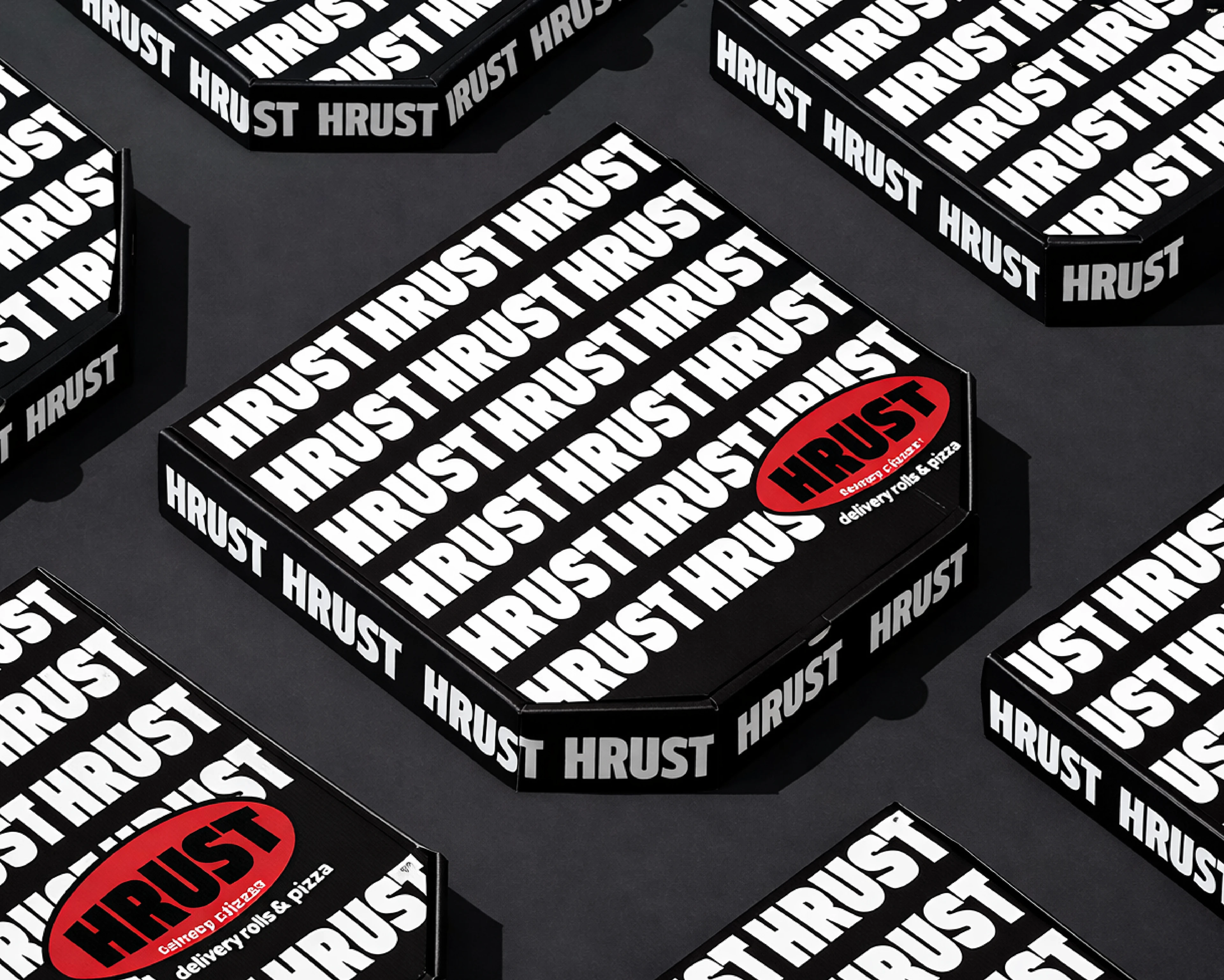 Доставка пиццы и роллов Hrust — Изображение №12 — Брендинг на Dprofile
