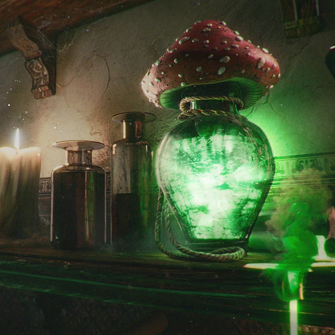Mushroom Flask — Изображение №5 — Иллюстрация, 3D на Dprofile