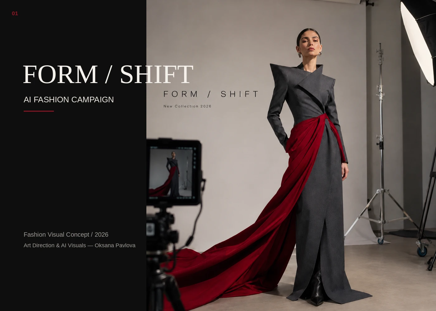 AI Fashion Campaign & Visual Concept — Изображение №1 — Интерфейсы, Брендинг на Dprofile
