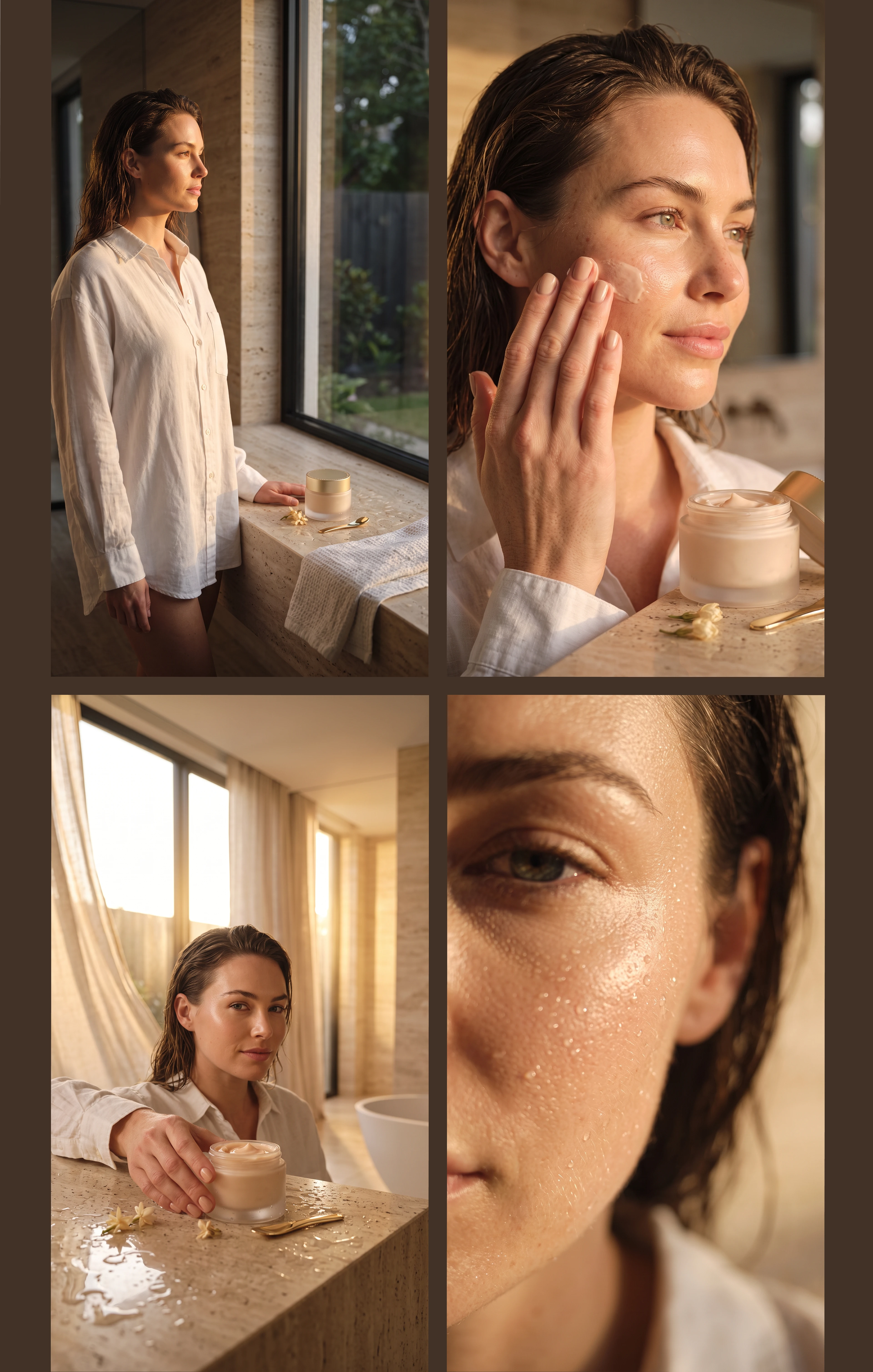 AI Luxury Skincare Campaign — Изображение №8 — Интерфейсы, Брендинг на Dprofile