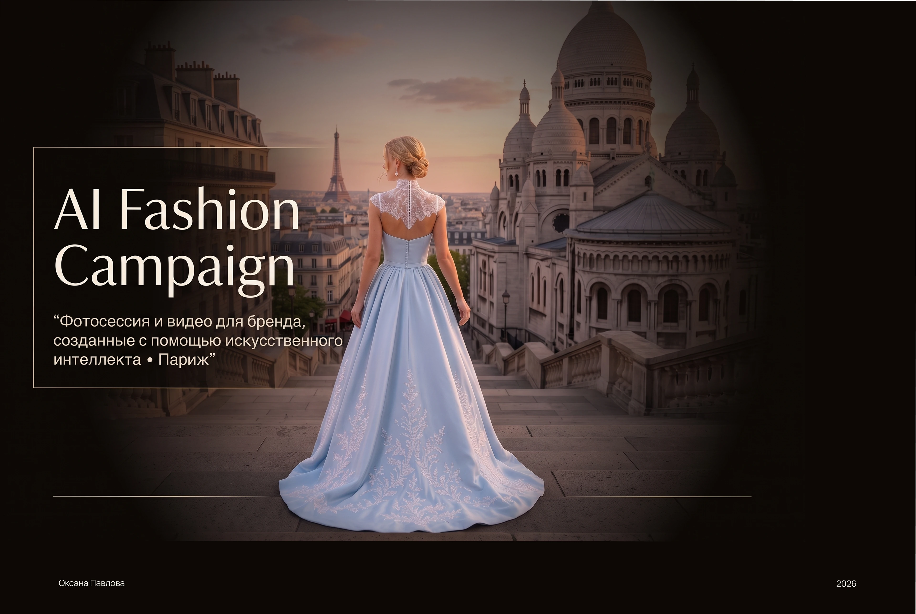 AI fashion company dresses — Изображение №1 — Интерфейсы, Брендинг на Dprofile