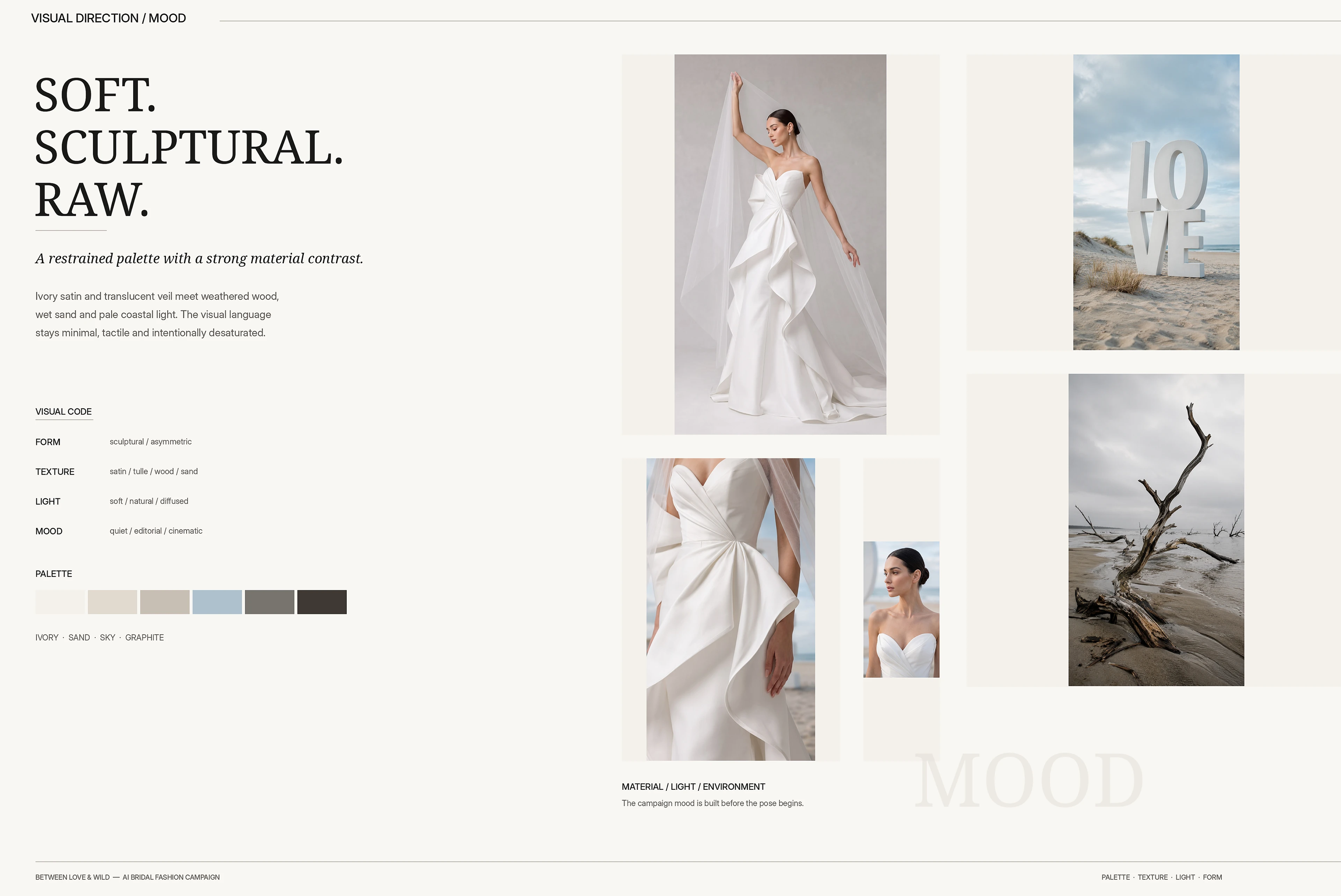 AI Bridal Fashion Campaign — Изображение №4 — Интерфейсы, Брендинг на Dprofile