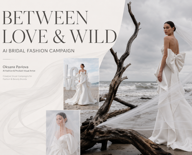 AI Bridal Fashion Campaign — Интерфейсы, Брендинг на Dprofile