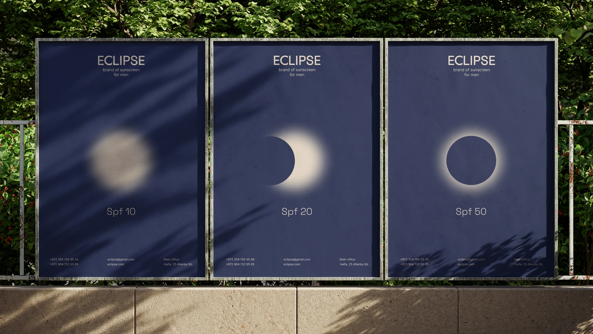 Eclipce. Брендинг и упаковка мужских солнцезащитный средств — Изображение №4 — Брендинг на Dprofile