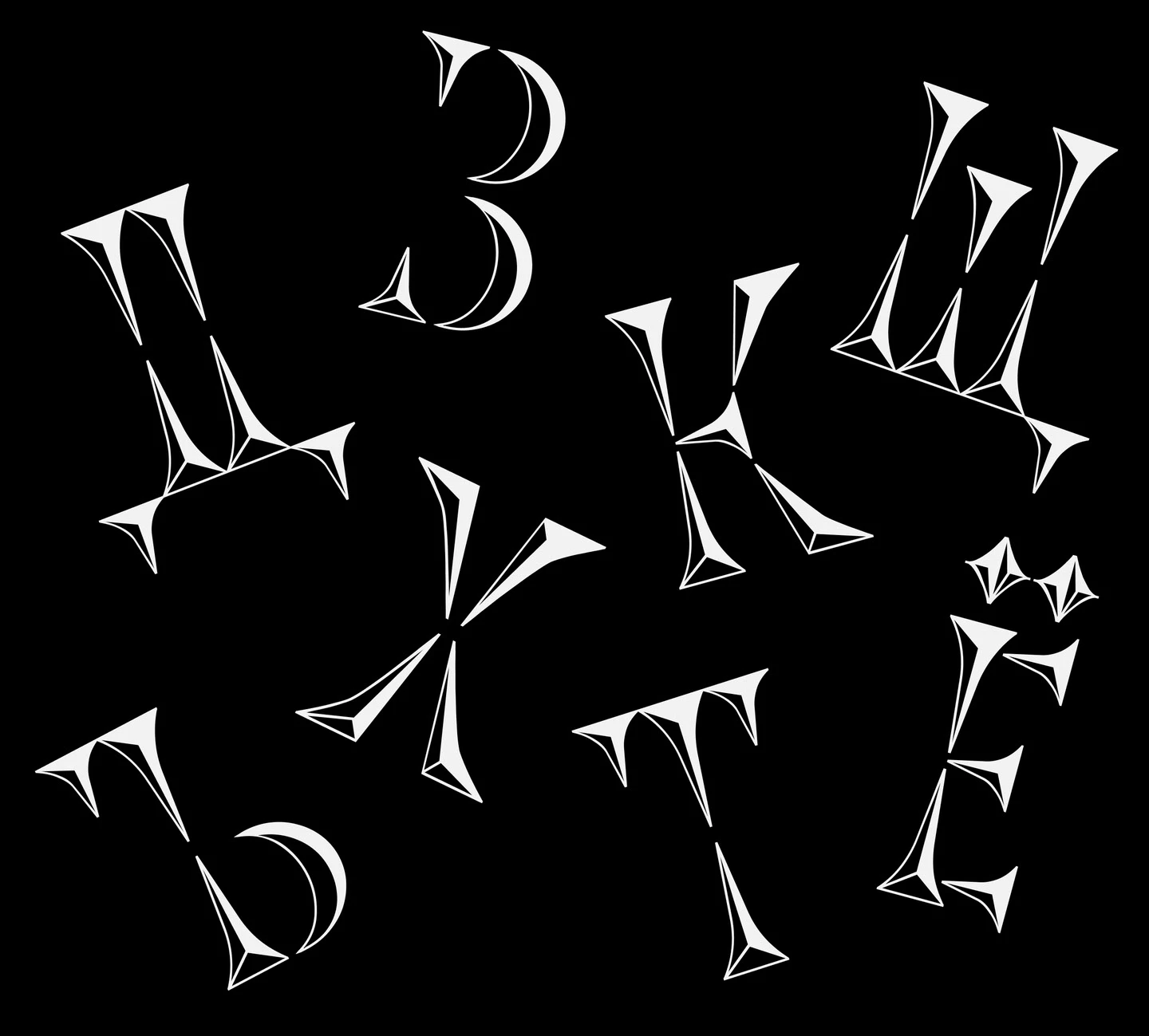KLIN FONT — Изображение №17 — Графика на Dprofile