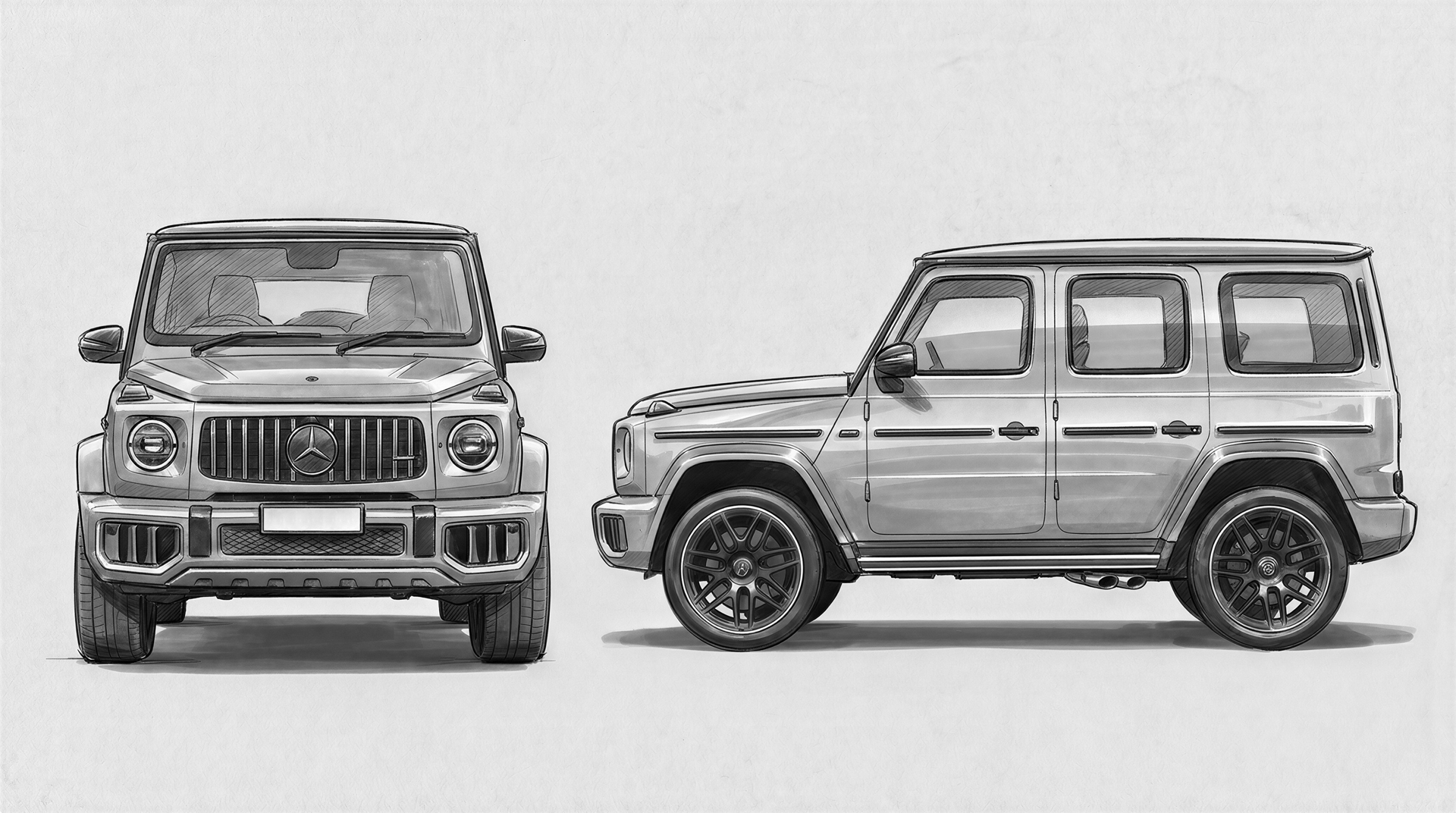 Визуализация авто Mercedes G-класс в тюнинге — Изображение №1 — 3D, Промдизайн на Dprofile