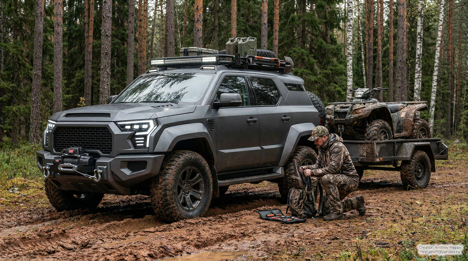 Концепт обновлённой Lada Niva — Изображение №21 — 3D, Промдизайн на Dprofile