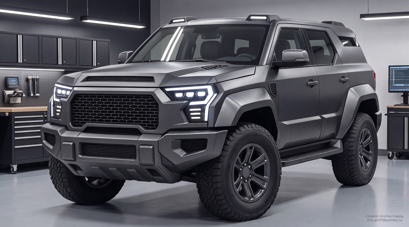 Концепт обновлённой Lada Niva — Изображение №5 — 3D, Промдизайн на Dprofile