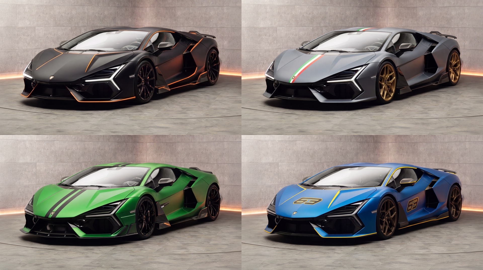 Визуализация авто Lamborghini Revuelto в тюнинге — Изображение №2 — 3D, Промдизайн на Dprofile