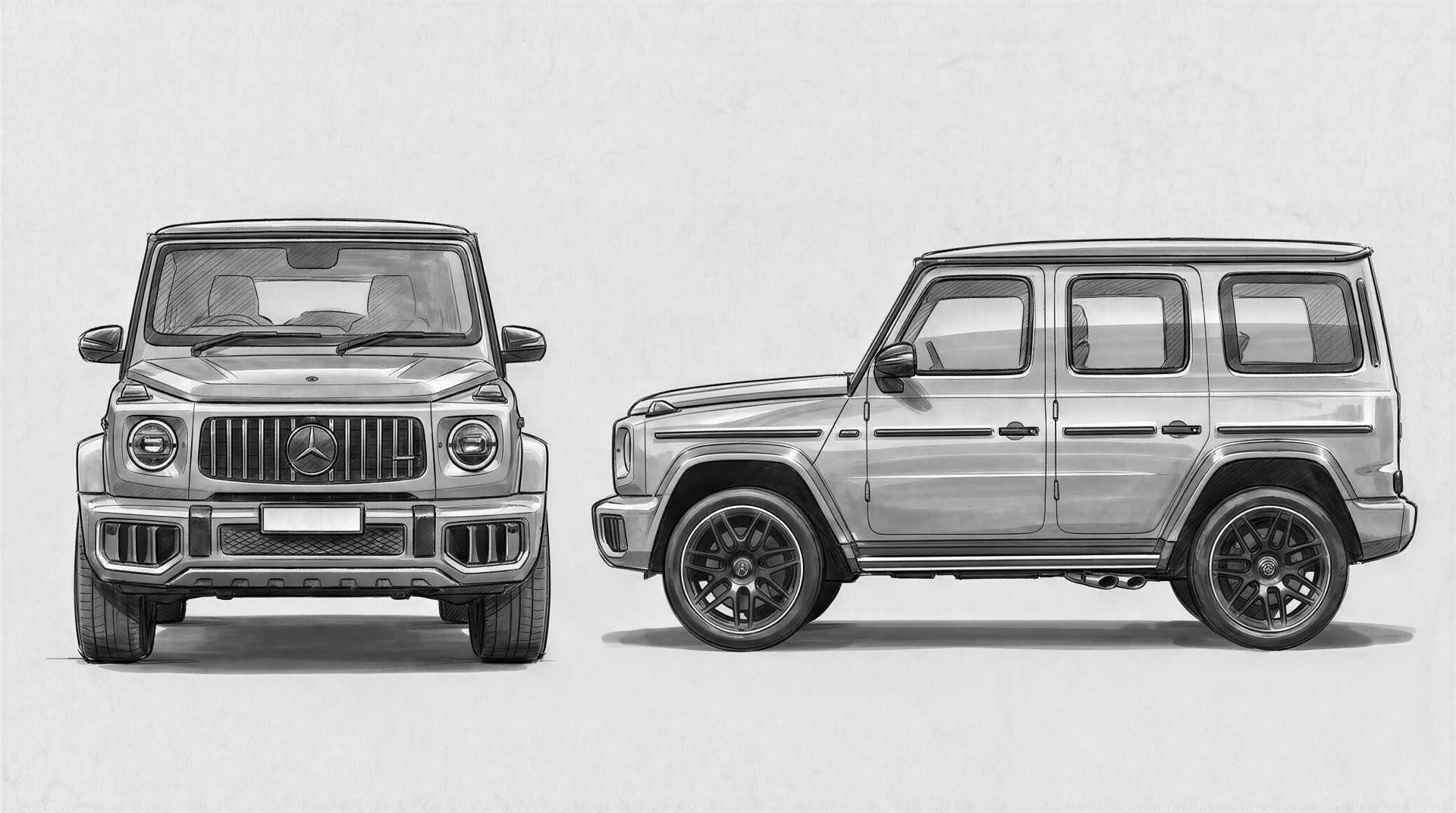 Визуализация авто Mercedes G-класс в тюнинге — Изображение №1 — 3D, Промдизайн на Dprofile