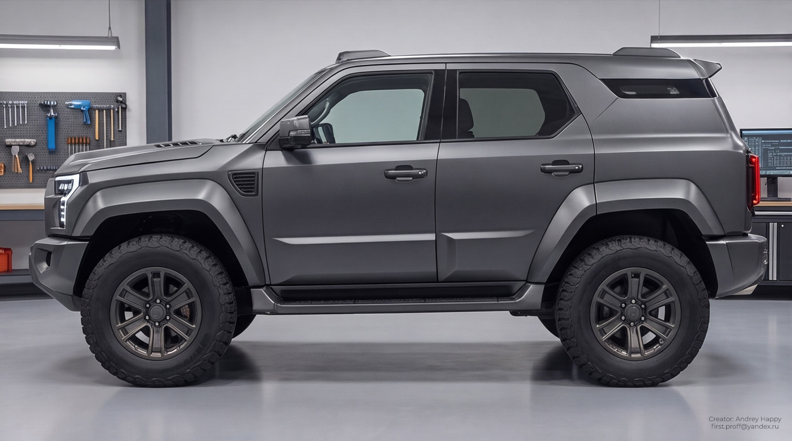 Концепт обновлённой Lada Niva — Изображение №7 — 3D, Промдизайн на Dprofile