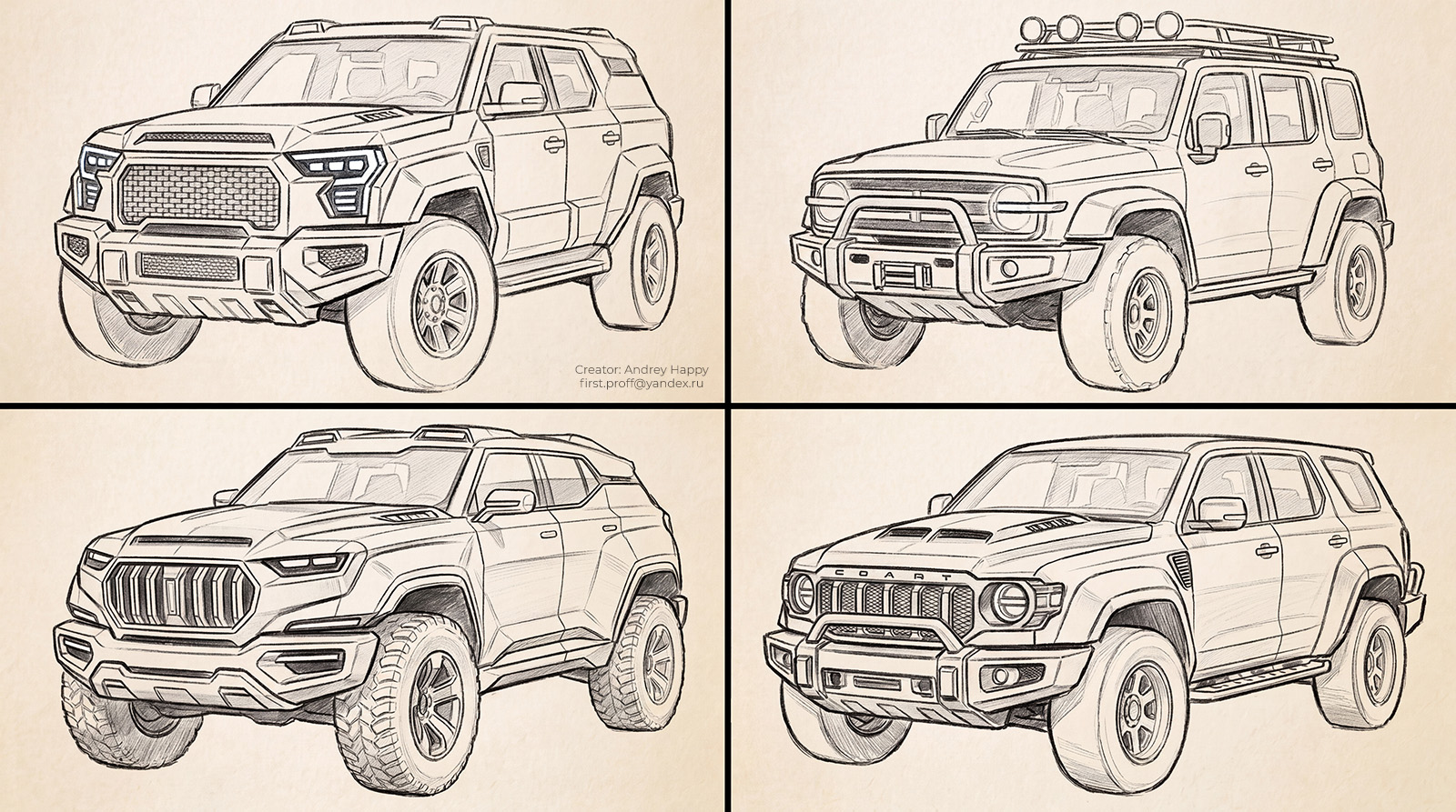 Концепт обновлённой Lada Niva — Изображение №3 — 3D, Промдизайн на Dprofile