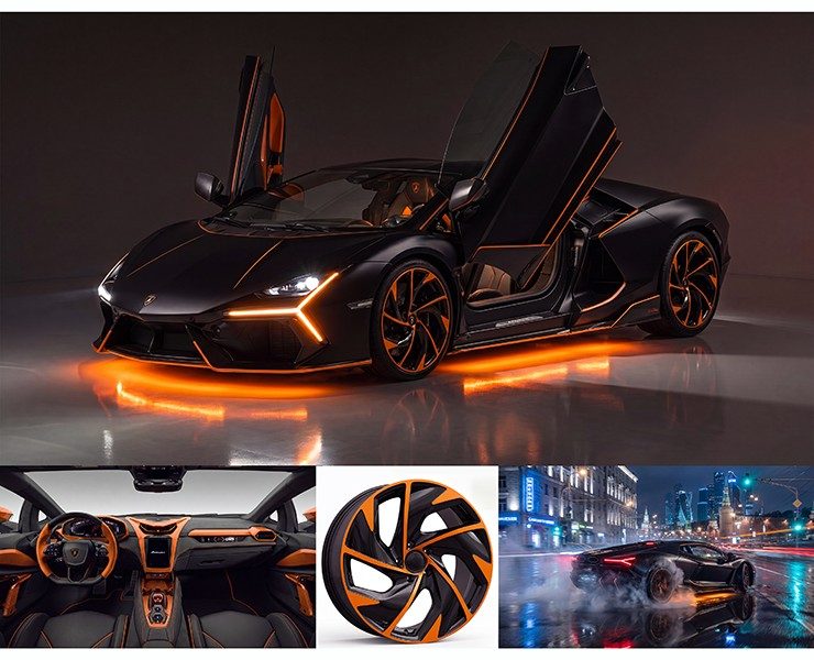 Визуализация авто Lamborghini Revuelto в тюнинге на Dprofile
