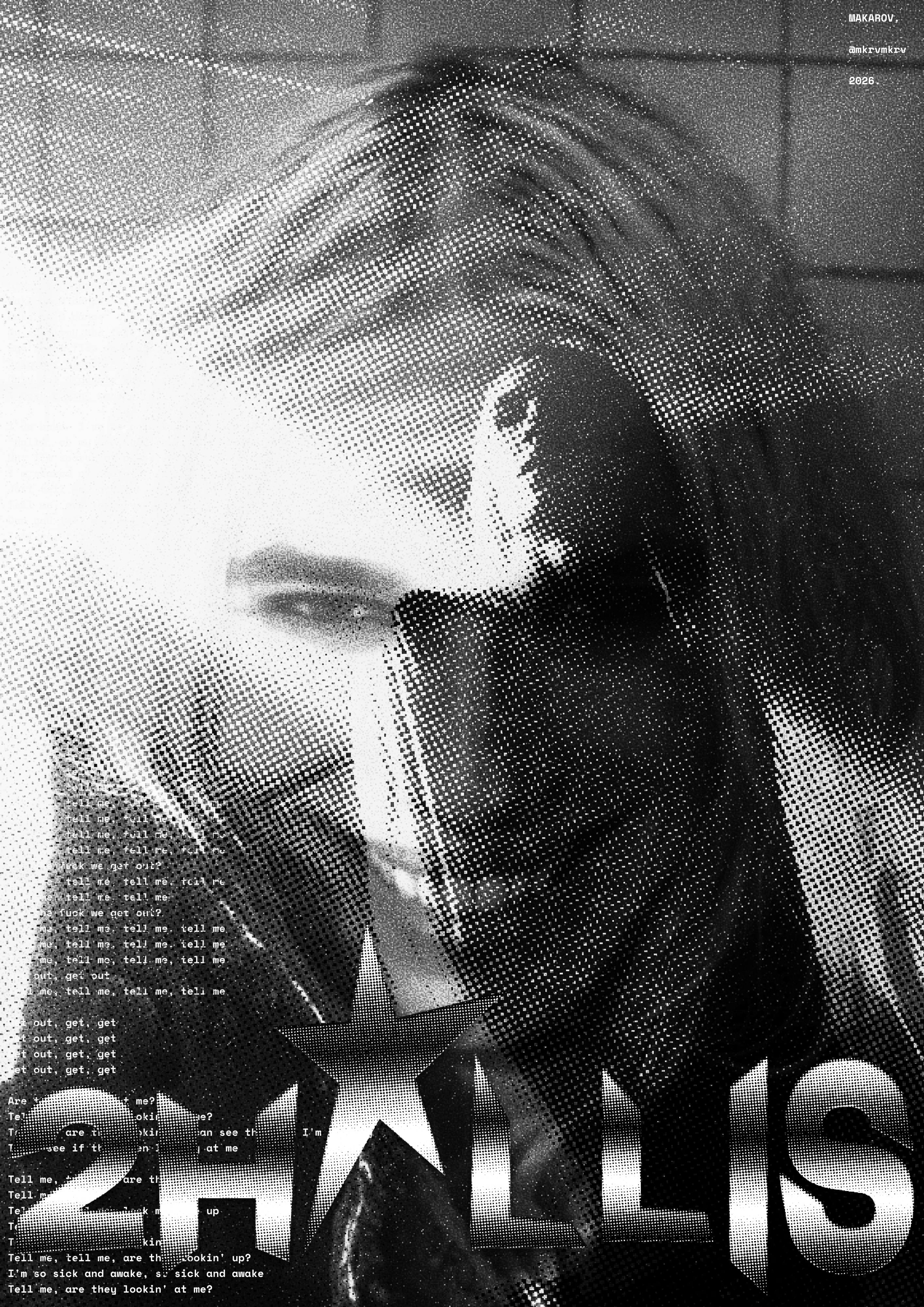 "tell me" poster — Изображение №1 — Брендинг, Графика на Dprofile