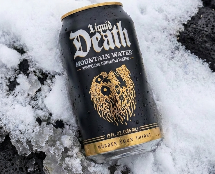 LIQUID DEATH / SPECULATIVE CAMPAIGN — Маркетинг, Нейро на Dprofile