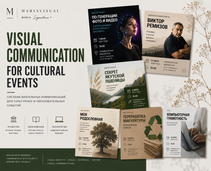 Visual Communication for Cultural Events — Графика на Dprofile