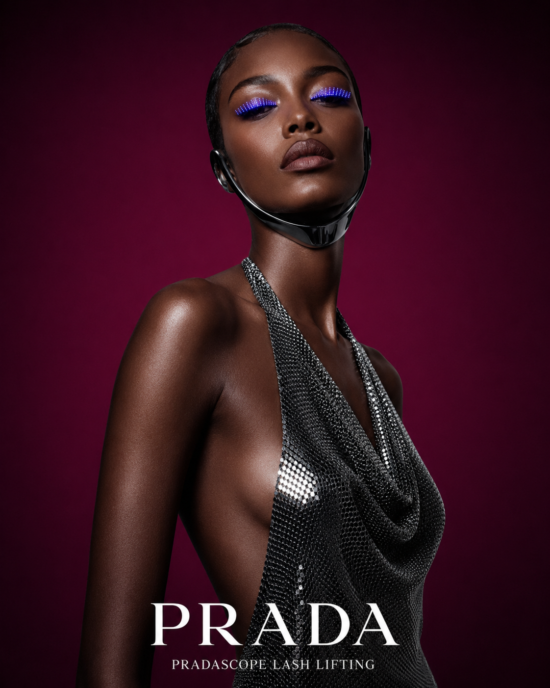 PRADA. "PIXEL MASCARA" — Изображение №11 — Иллюстрация, Нейро на Dprofile