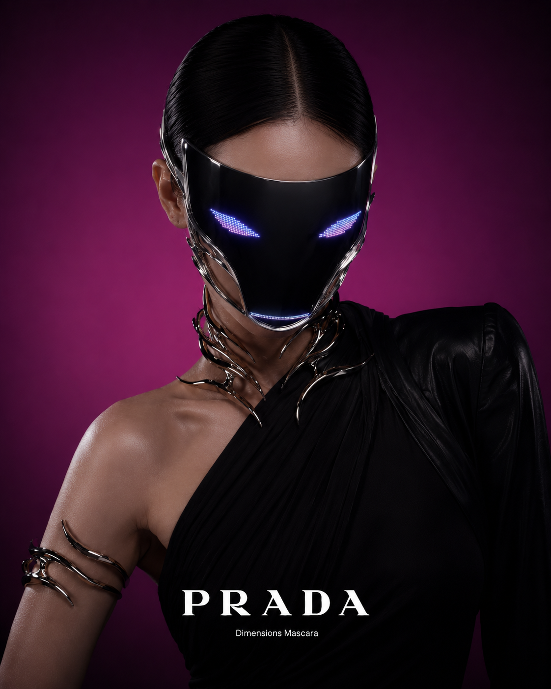 PRADA beauty gadget. Mask Concept — Изображение №10 — Иллюстрация, Нейро на Dprofile