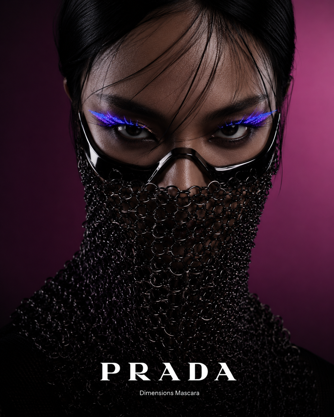 PRADA. "PIXEL MASCARA" — Изображение №5 — Иллюстрация, Нейро на Dprofile