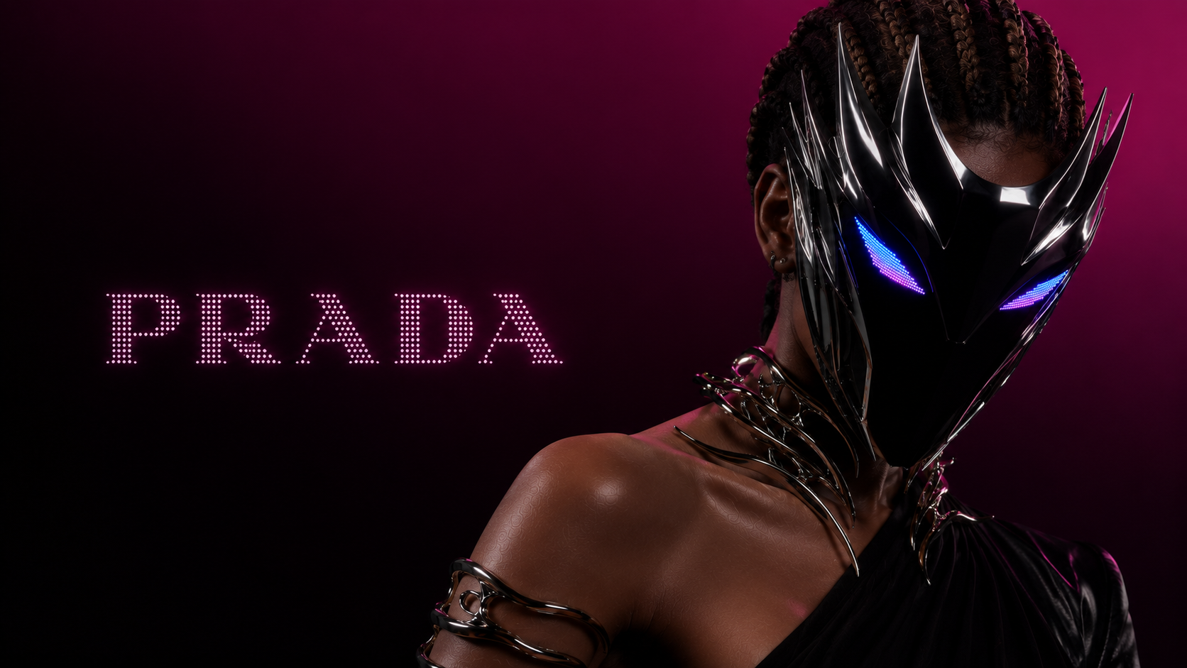 PRADA beauty gadget. Mask Concept — Изображение №1 — Иллюстрация, Нейро на Dprofile