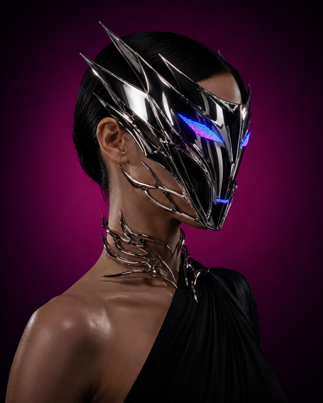 PRADA beauty gadget. Mask Concept — Изображение №6 — Иллюстрация, Нейро на Dprofile