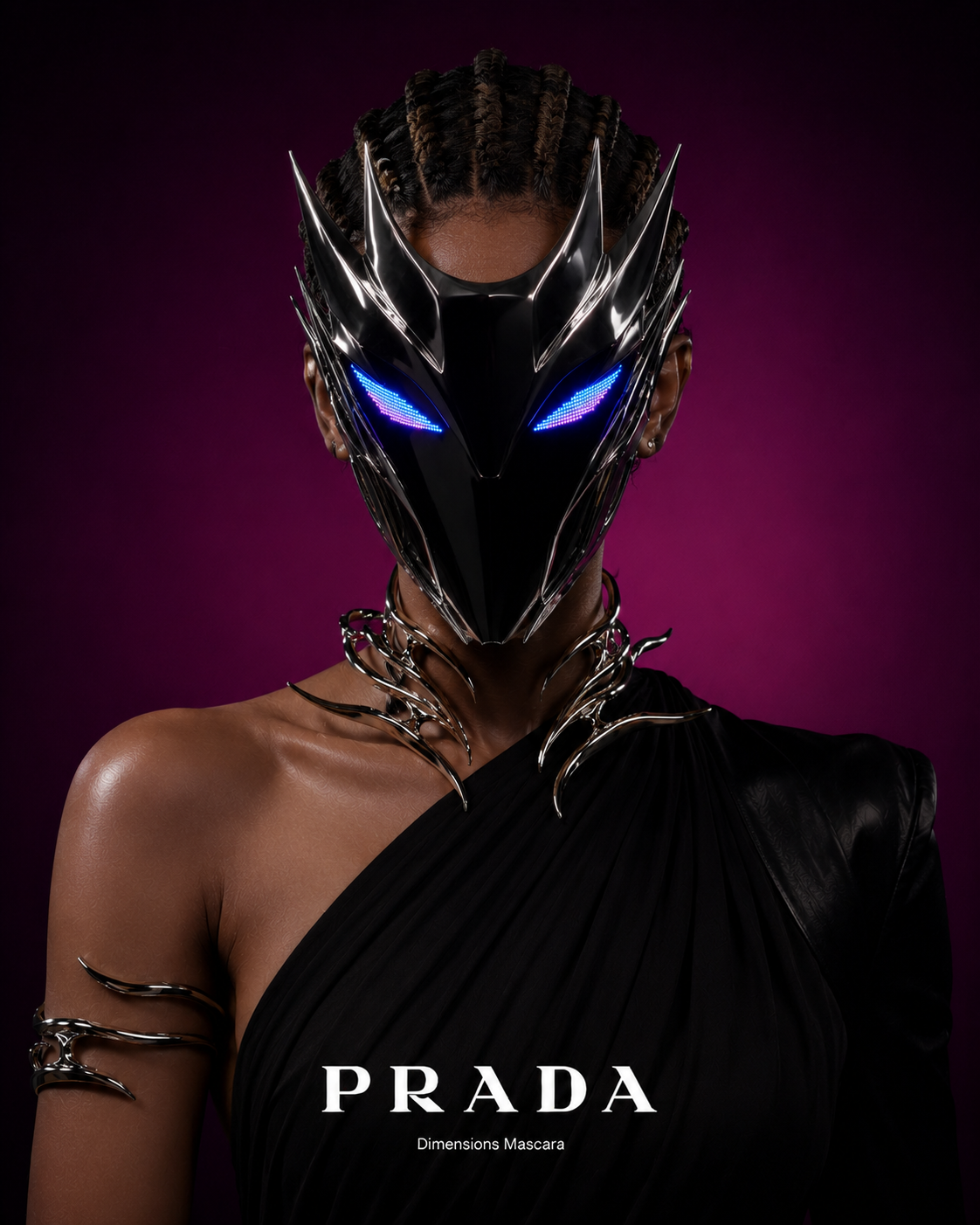 PRADA beauty gadget. Mask Concept — Изображение №5 — Иллюстрация, Нейро на Dprofile