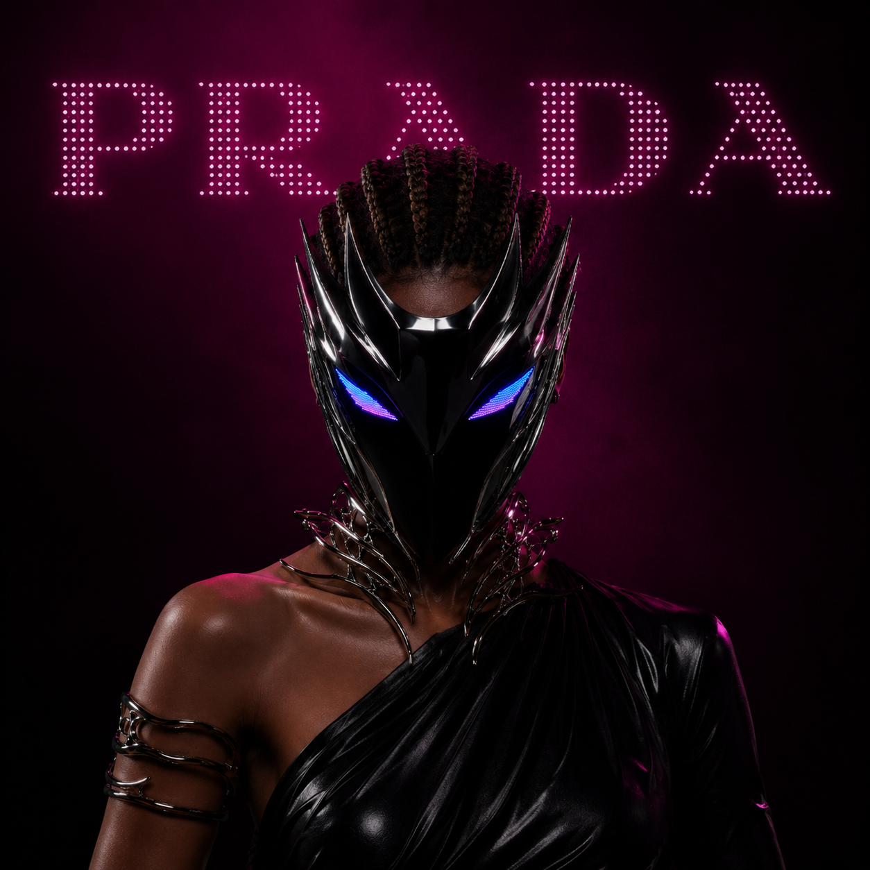 PRADA beauty gadget. Mask Concept — Изображение №15 — Иллюстрация, Нейро на Dprofile