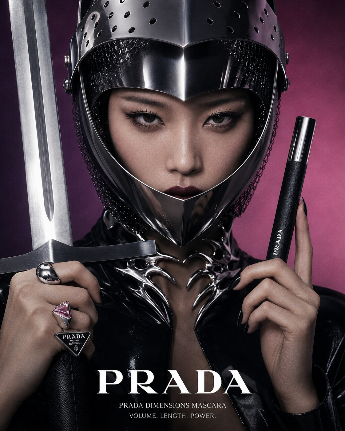 PRADA CONCEPT. THE GAZE IS THE BLADE — Изображение №7 — Иллюстрация, Нейро на Dprofile