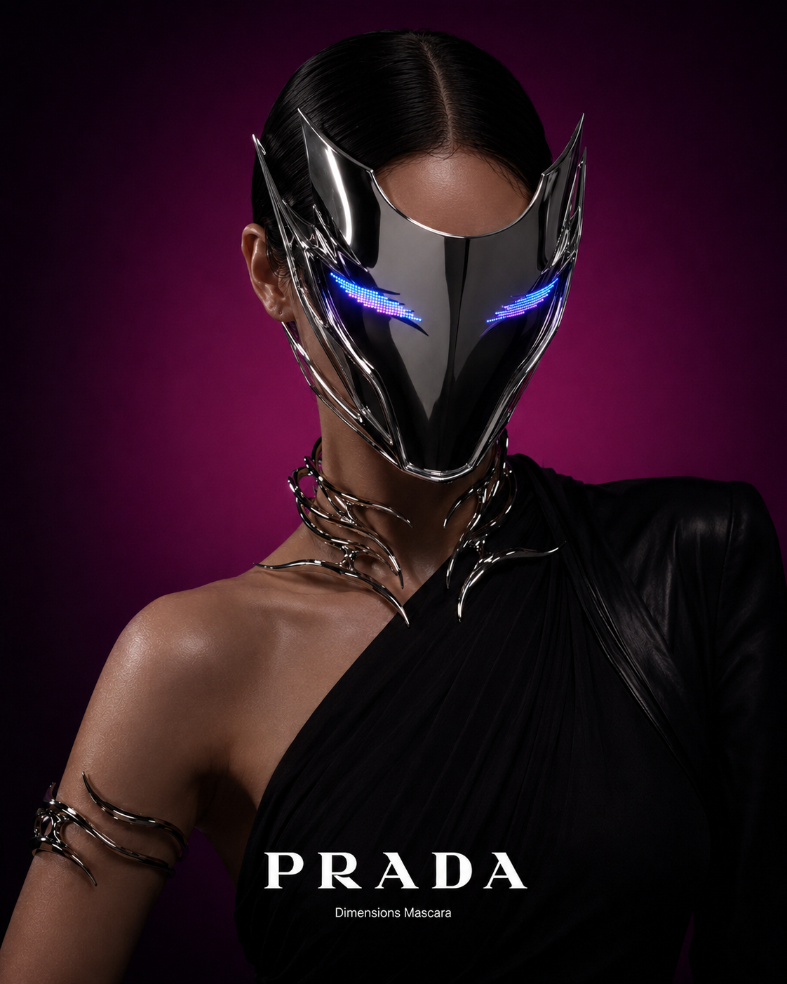PRADA beauty gadget. Mask Concept — Изображение №2 — Иллюстрация, Нейро на Dprofile