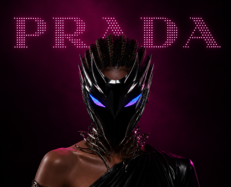 PRADA beauty gadget. Mask Concept — Иллюстрация, Нейро на Dprofile