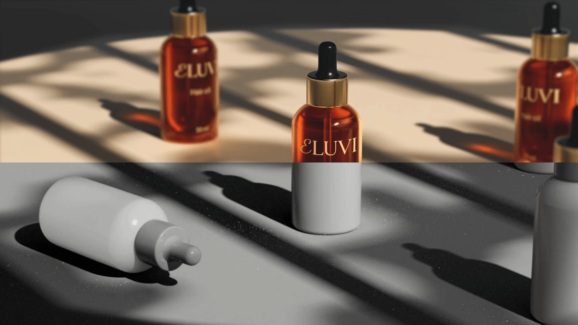 Eluvi hair oil — Изображение №3 — Брендинг, Анимация на Dprofile