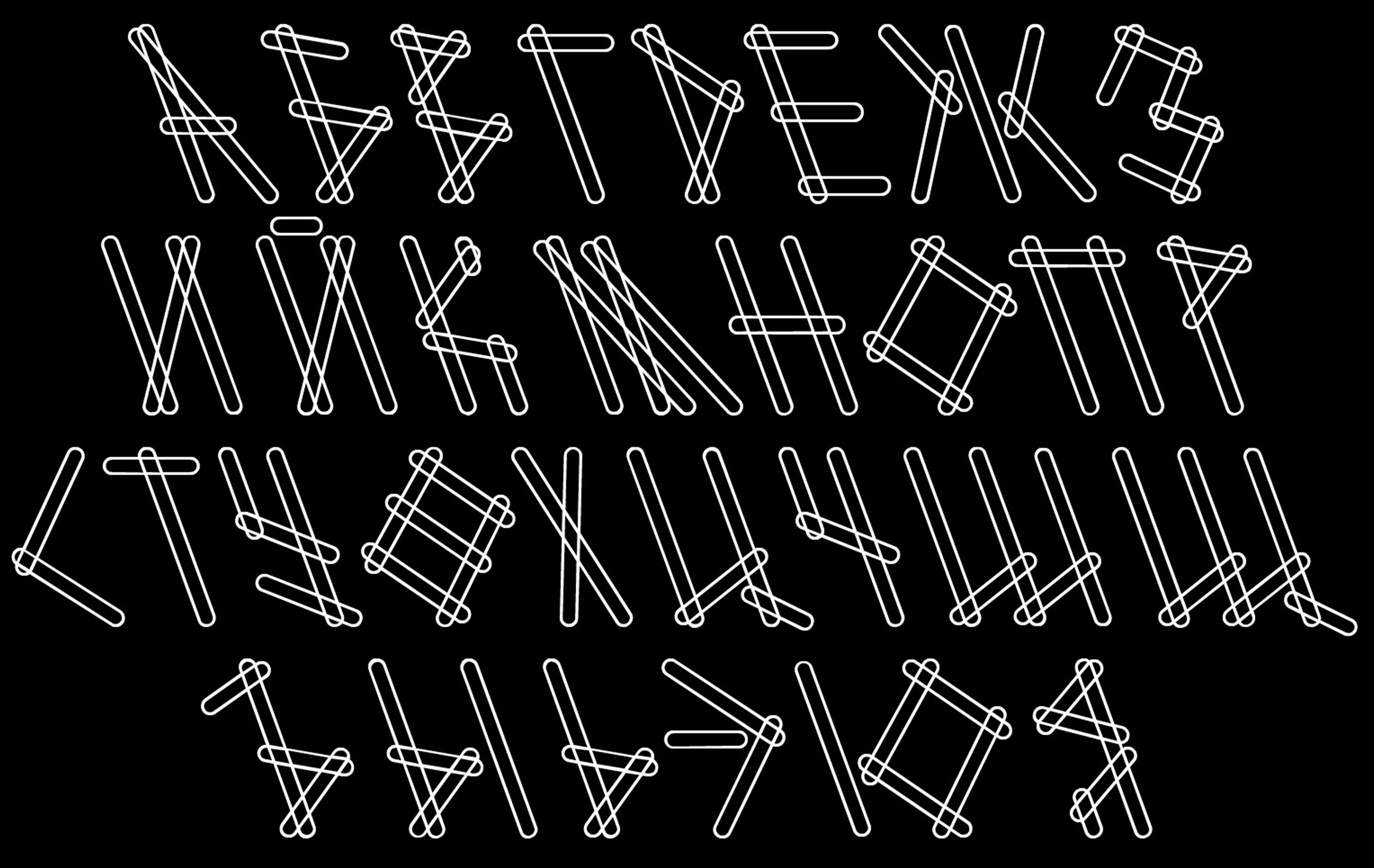 skrepka typeface — Изображение №5 — Графика на Dprofile