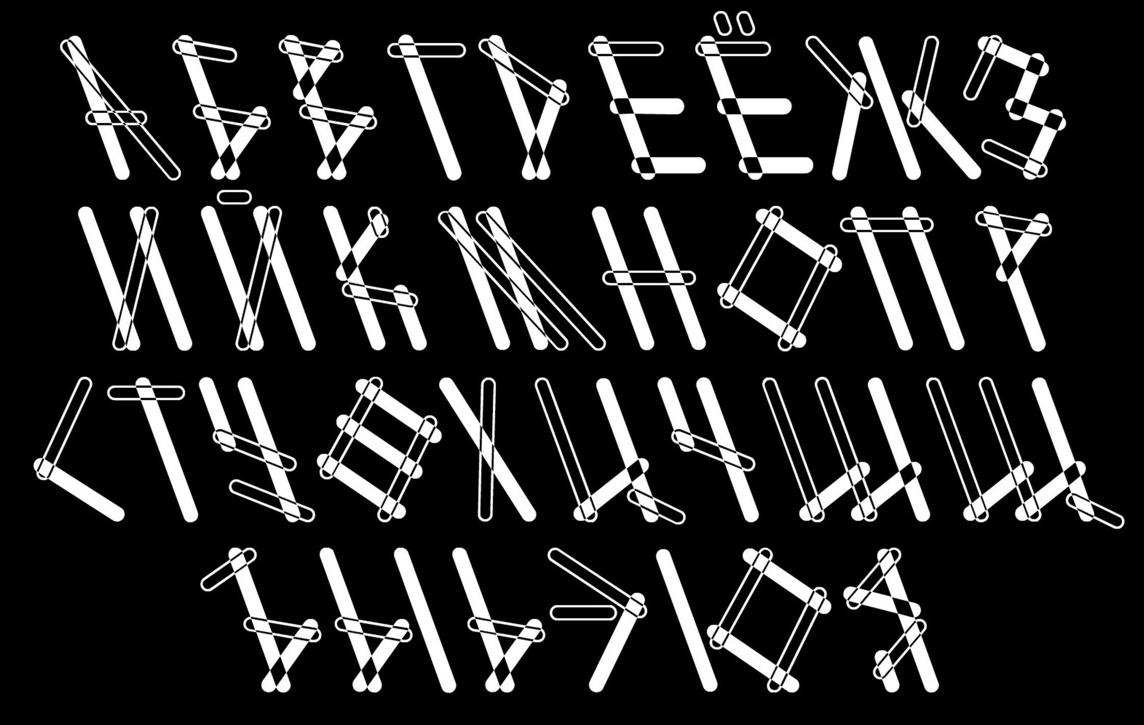skrepka typeface — Изображение №1 — Графика на Dprofile