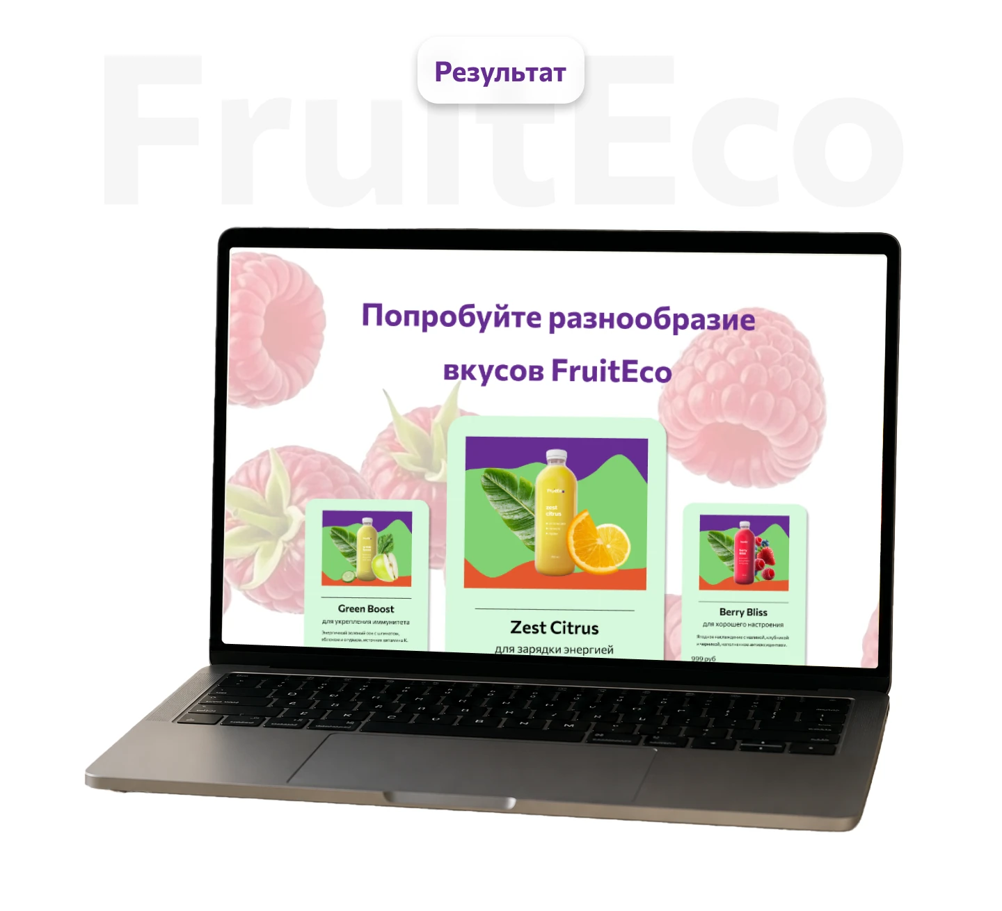 Лендинг для FrutEco — Изображение №3 — Интерфейсы на Dprofile