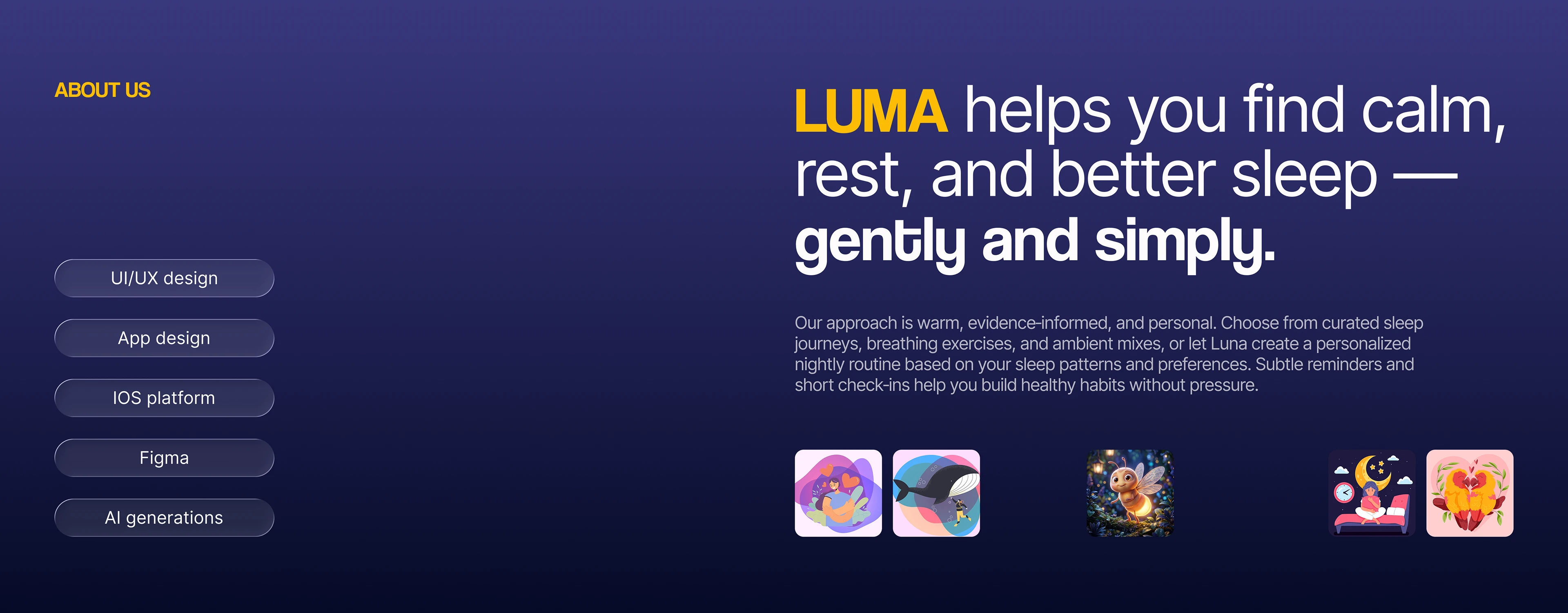 Luma sleep app — Изображение №2 — Интерфейсы на Dprofile