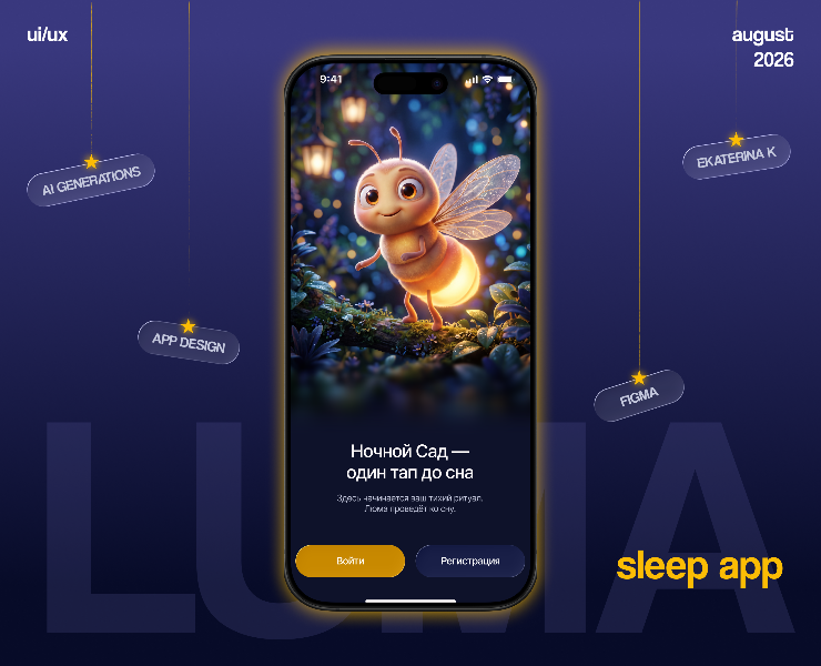 Luma sleep app — Интерфейсы на Dprofile