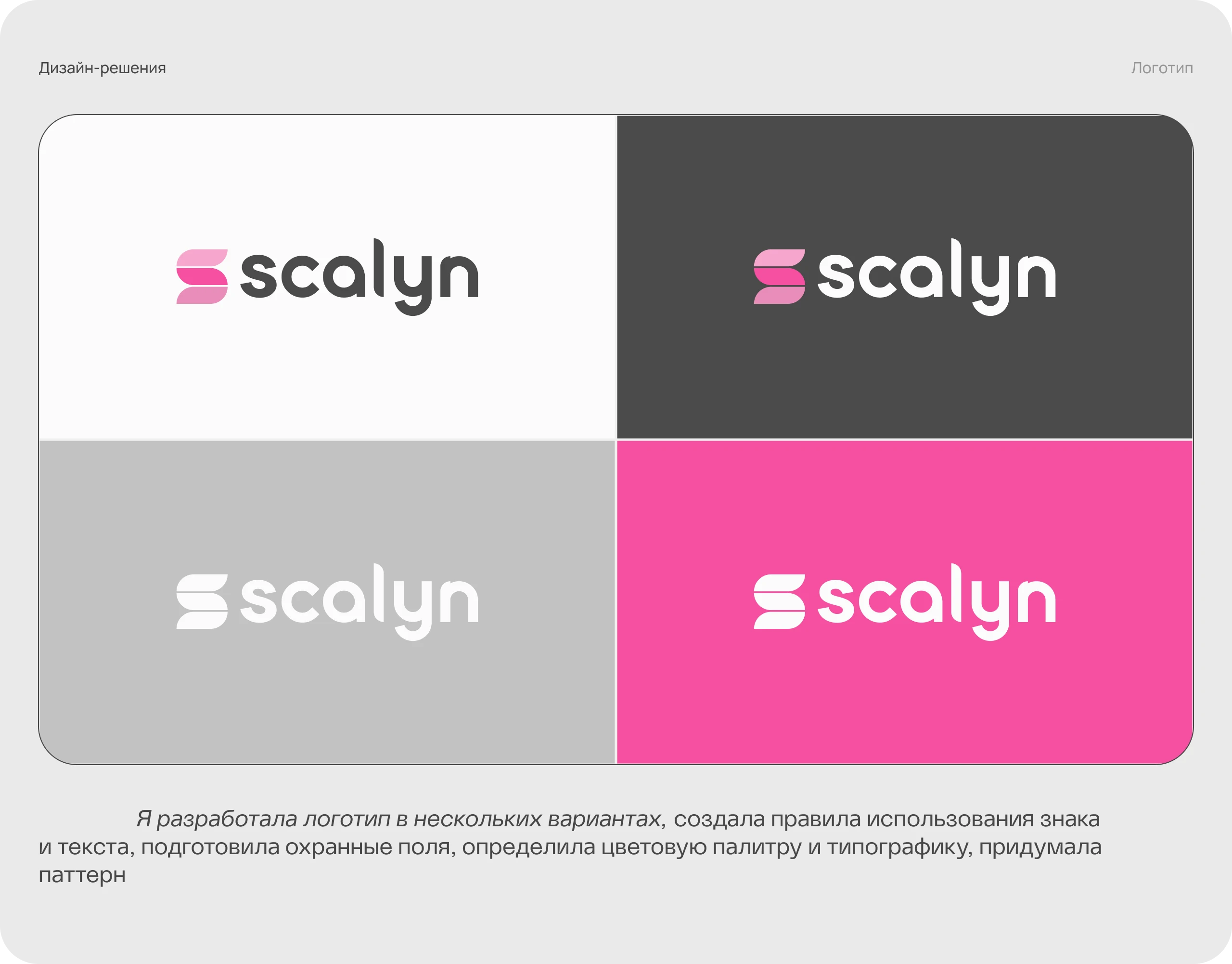 Scalyn — Изображение №11 — Интерфейсы, Брендинг на Dprofile