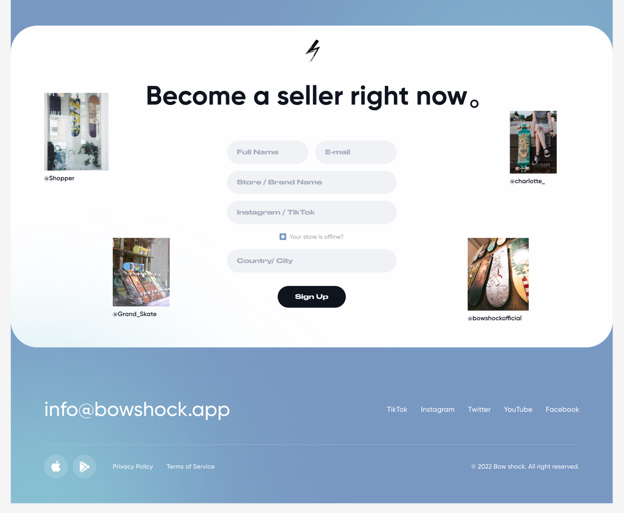 BOW SHOCK — Skater Census & Website UI/UX — Изображение №8 — Интерфейсы, Брендинг на Dprofile