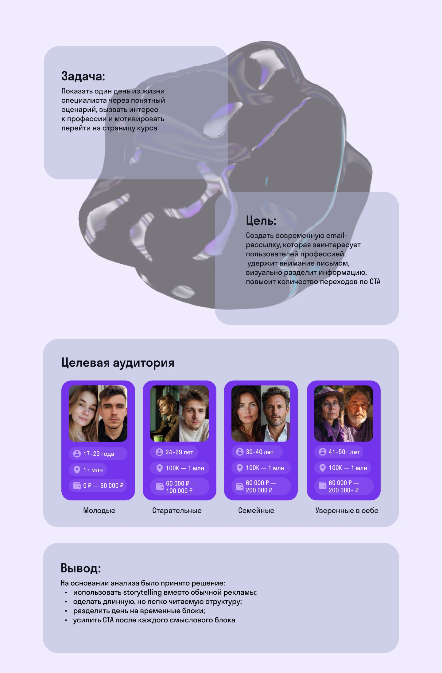 Дизайн промо-рассылки для образовательной платформы — Изображение №2 — Интерфейсы, Маркетинг на Dprofile