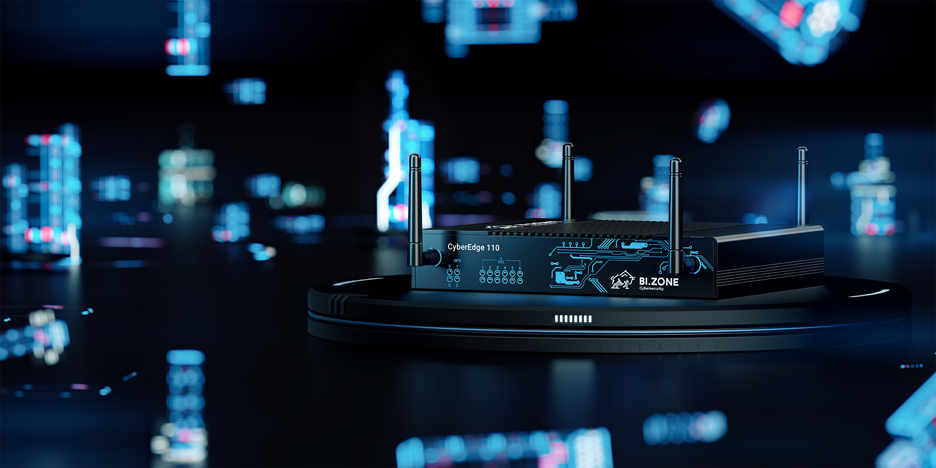 3D для онлайн-релиза BI.ZONE Secure SD-WAN — Изображение №2 — Иллюстрация, 3D на Dprofile