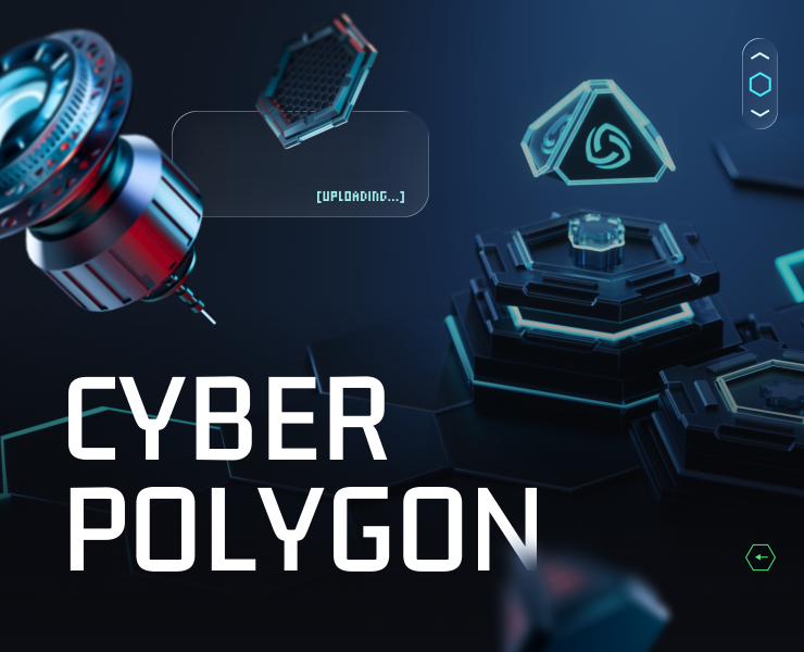 Cyber polygon: 3d modeling, lookdev, compositing — Иллюстрация, 3D на Dprofile