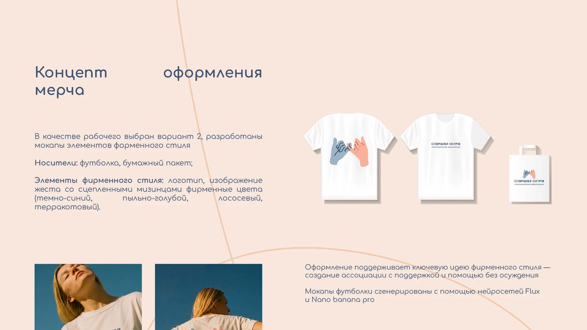 СТАРШАЯ СЕСТРА - разработка лого, фирменного стиля и макетов сайта для НКО — Изображение №6 — Интерфейсы, Брендинг на Dprofile